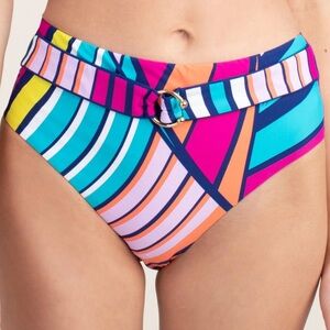 Trina Turk Catch A Wave High Waisted Swim Bottom